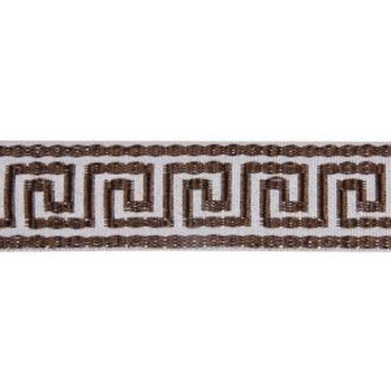 Tissu Jacquard Tapes, Beige / Brun