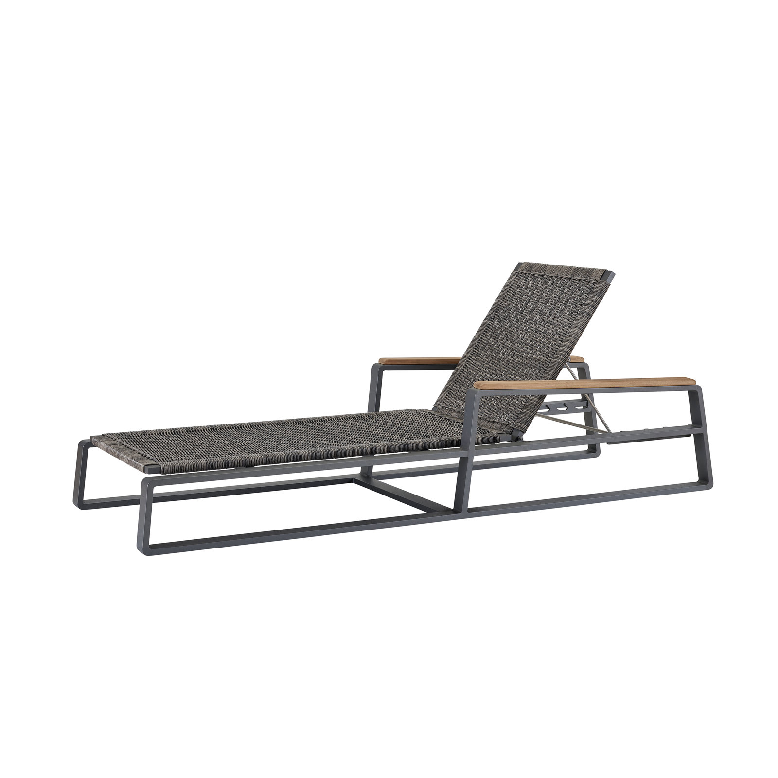 Bernie 31'' Outdoor Aluminum Chaise Lounge