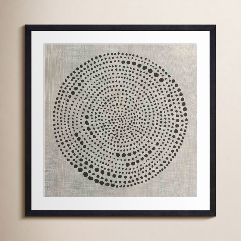 Mythos I Painting by Chariklia Zarris, Black Single Picture Frame with Mat, 48" H x 32" W