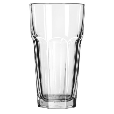 Libbey Gibraltar DuraTuff Iced Tea Glasses, 22-Ounce, Set of 12