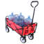 Chariot de plage pliant Wagon Garden (rouge)