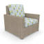Chaise d'extérieur Henri avec coussins Sunbrella-1288751352