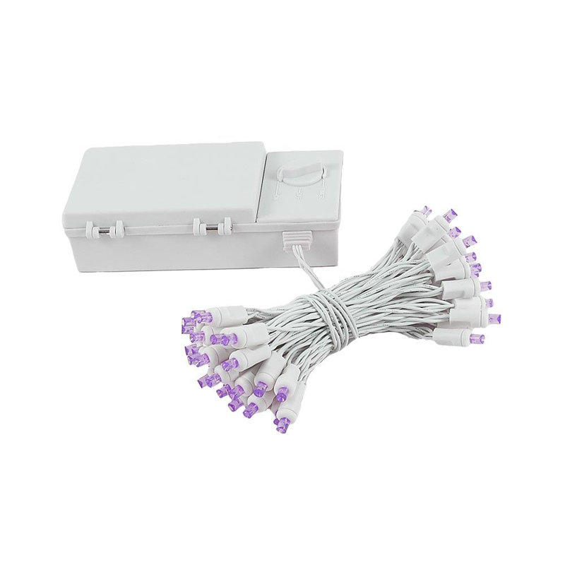 Mini mini del à angle large 50 pi. 4 pi. Ashfield, Mauve, Blanc