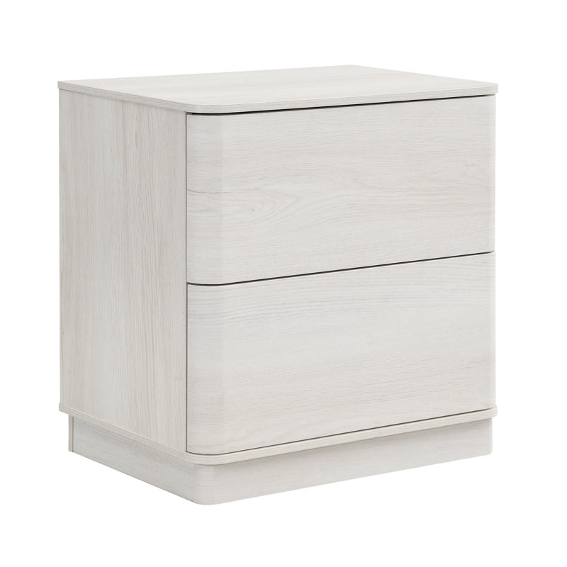 Ensemble de table de chevet 2 tiroirs Minimalist, White