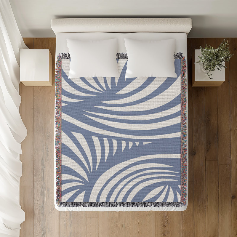 Jeté 100% coton Konga, 60" x 60" – Throw, Black