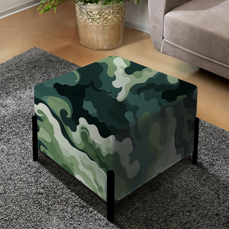 Repose-pieds vert Camo Elegance - Camouflage