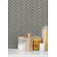 Chevron Vinyl Peel & Stick Metallic Wallpaper Roll-841345781