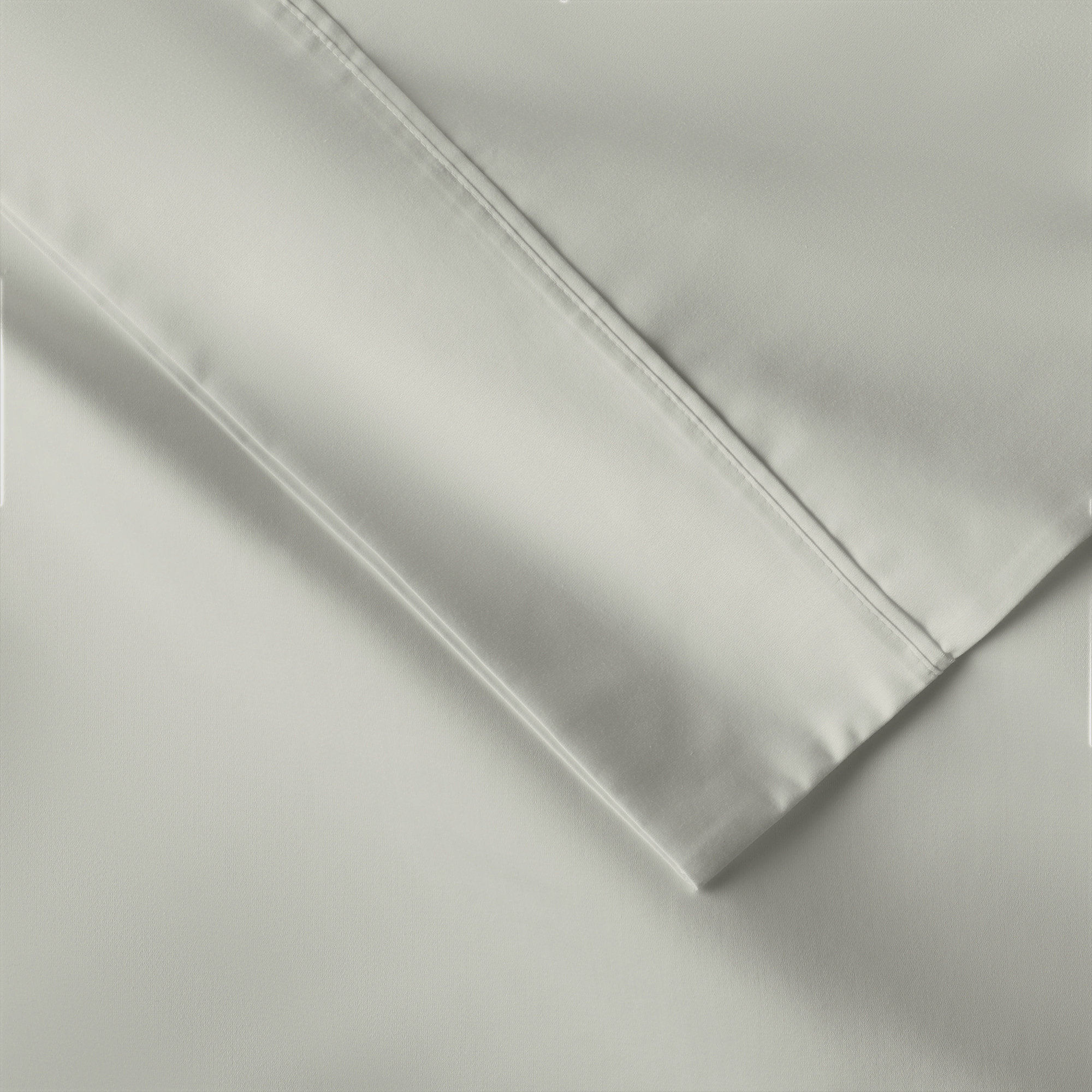 Danfield Cotton Sateen Pillowcase Set, Standard, Sage