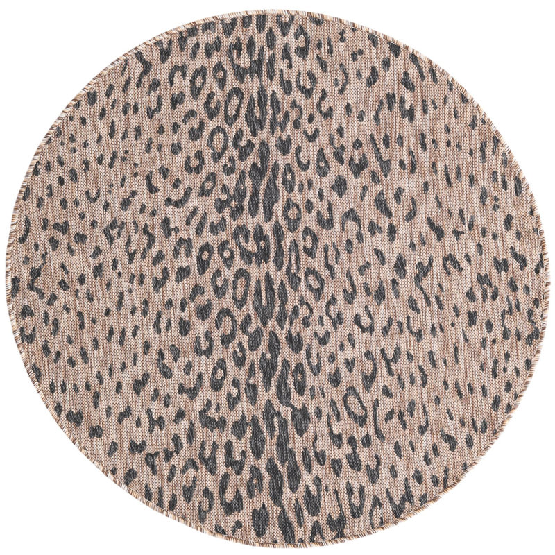 Ivery Indoor/Outdoor Area Rug, Round 10'