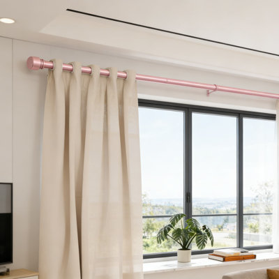 Adjustable Spring Tension Curtain Rod - No Drill Installation, Expandable Shower Rod With Anti-Slip Ends For Windows, Doors, And Kitchens