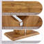 Table basse moderne et simple de luxe moderne de couleur bois. Le bureau d'ordinateur. La table de jeu.