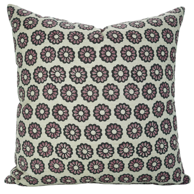 Housse de coussin décoratif décoratif «mauve» Fabcline, housse de coussin décorative «mauve», «Bulbul», Carrée