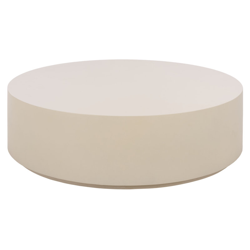 Aurielle Round Coffee Table, Ivory