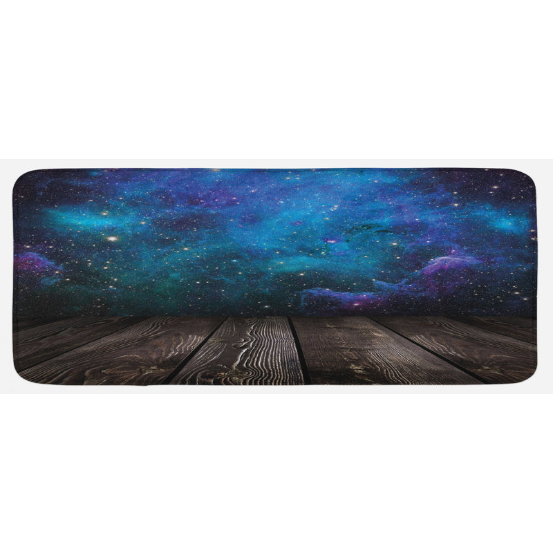 Tapis de cuisine galaxy