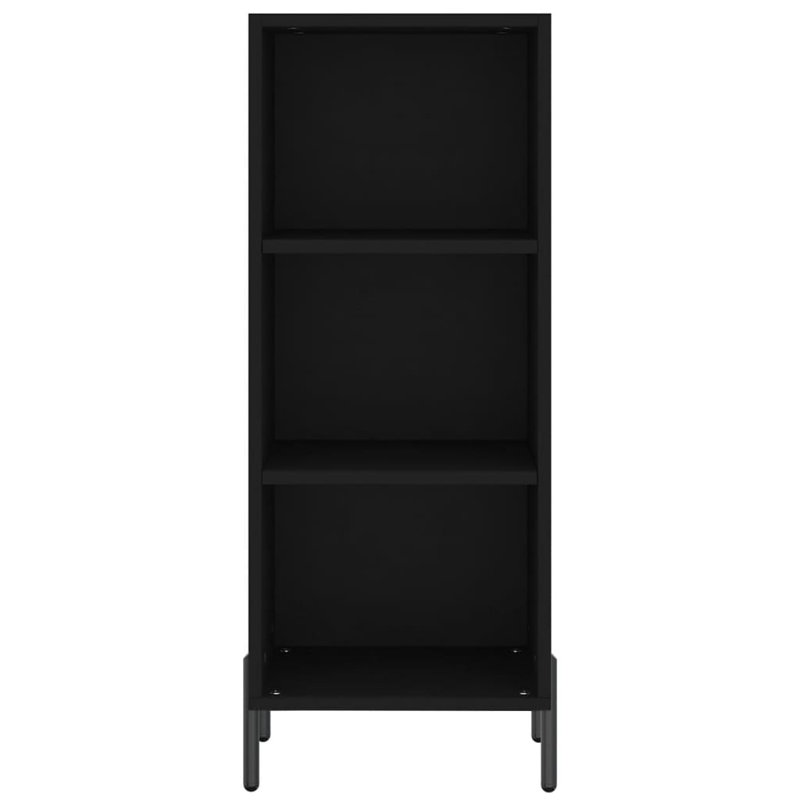 Maali 90cm H x 34.5cm W Standard Bookcase, Black