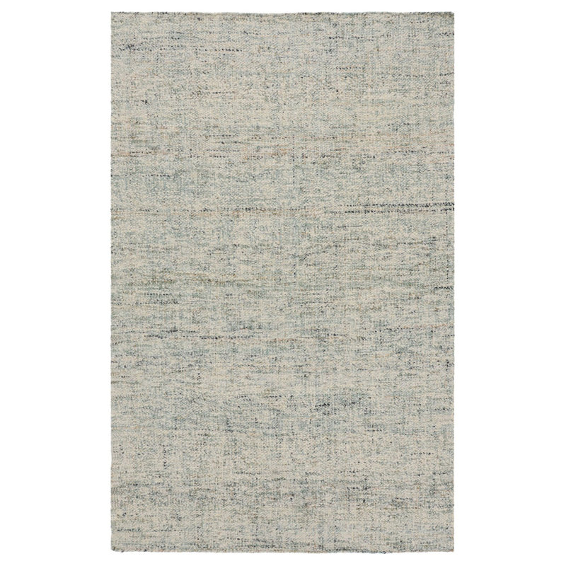 Abstract Area Rug in Gray, Rectangle 5' x 8'