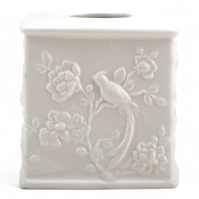 Tissue Box Cover, Off White