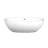 Sunset 58" x 32" Freestanding Soaking Solid Surface Bathtub-60882763