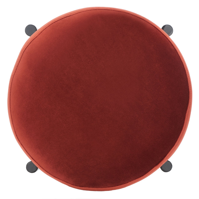 Tabouret Colombe, Velours rouille, Tabouret de bar (siège d'une hauteur de 30 po)