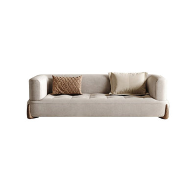 Banc rembourré en microfibre / microsuède de qualité exquise et confortable
