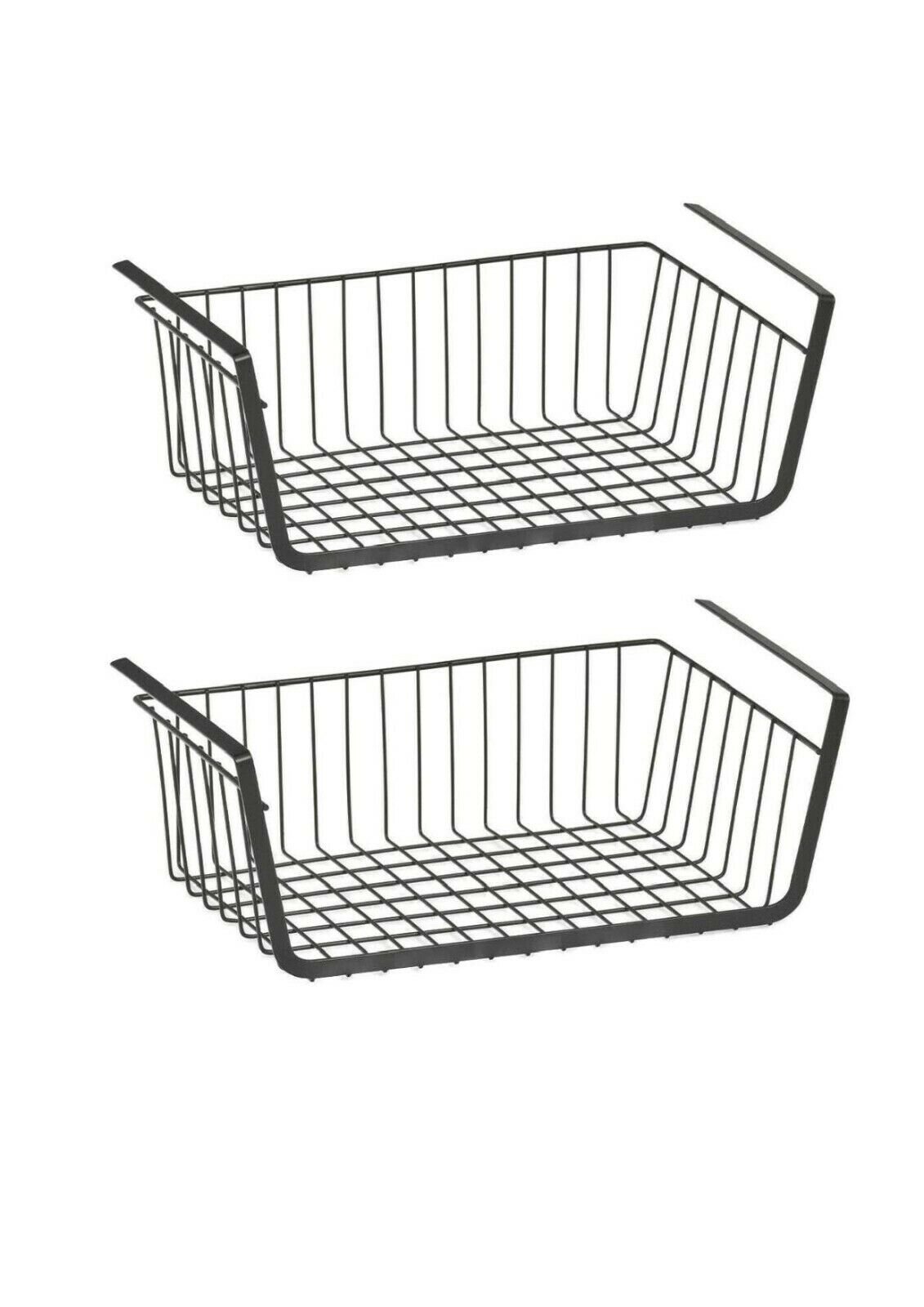 Under Shelf Metal Basket Prep & Savour Color: White