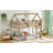 Rubber Wood Floor Bunk Bed-1419127556