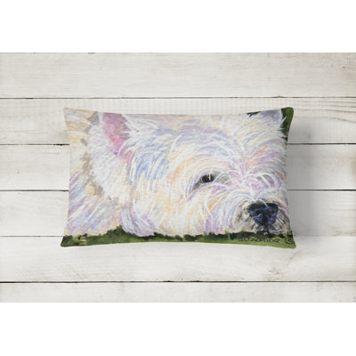 Westie Indoor/Outdoor Throw Pillow