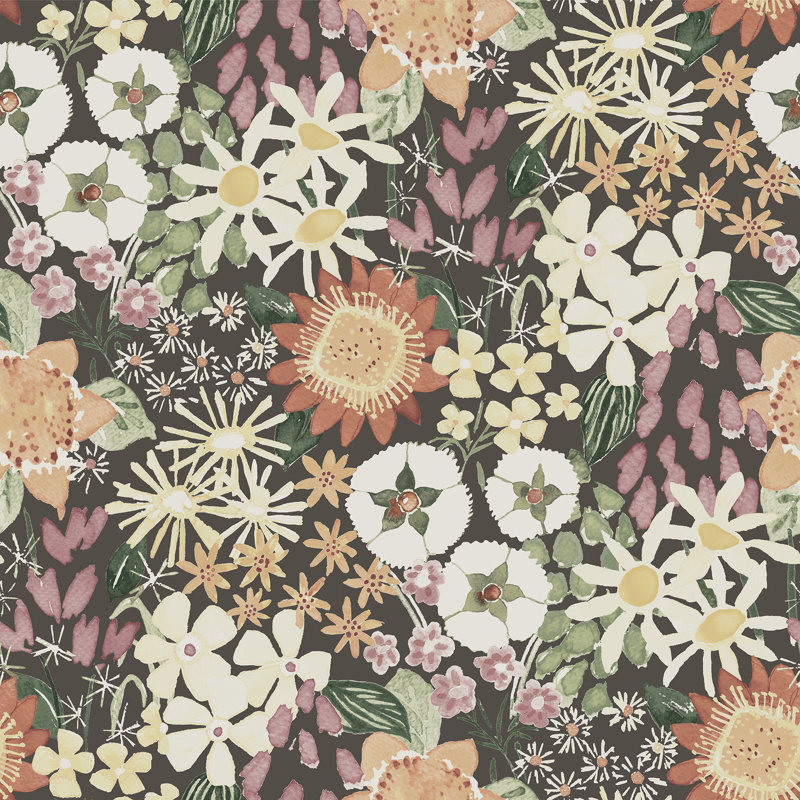 Anika Wallpaper Roll, Rasberry