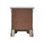 Table de chevet 2 tiroirs avec poignée en forme de diamant de style transitionnel-1609760687