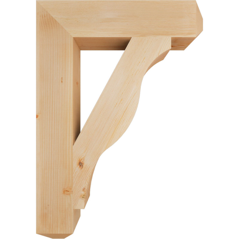 Support pour artisan Funston, H 40 po x l 5,5 po x P 28 po, Sapin de Douglas, Lisse