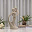 Abstract Kissing Couple Figurine