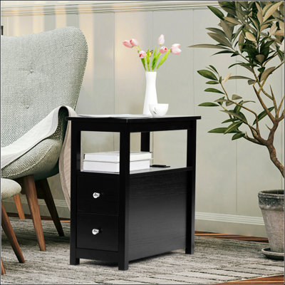 End Table With Charging Station