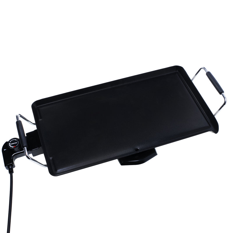 Geepas 28cm W x 56cm D Portable Single Burner Electric Grill