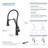 Engel Single Handle Pull Down Kitchen Faucet-63955602