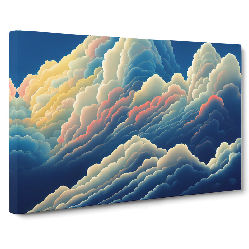Unforgettable Cloudy Sky - Wrapped Canvas, 35cm H x 50cm W x 3cm D