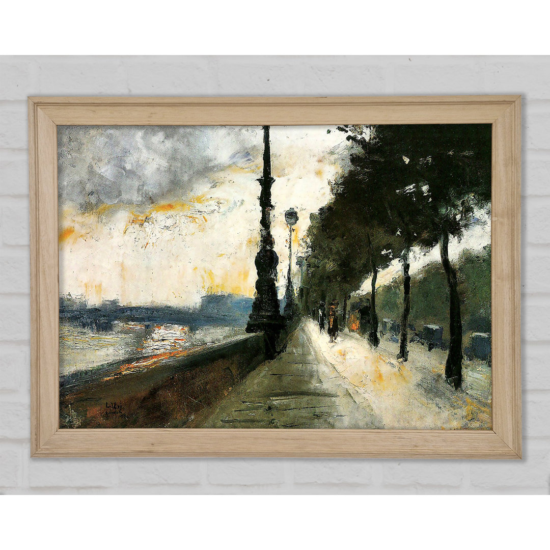 Waterloo Bridge In The Sun von Lesser Ury - Drucken