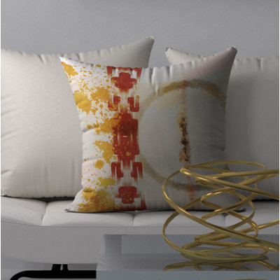 Abstract Throw Pillow