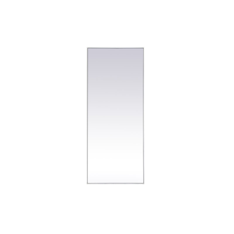 Miroir mural Sabine, 72 po x 30 po, Blanc