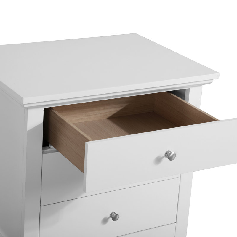 Table de chevet élégante blanche, Blanc