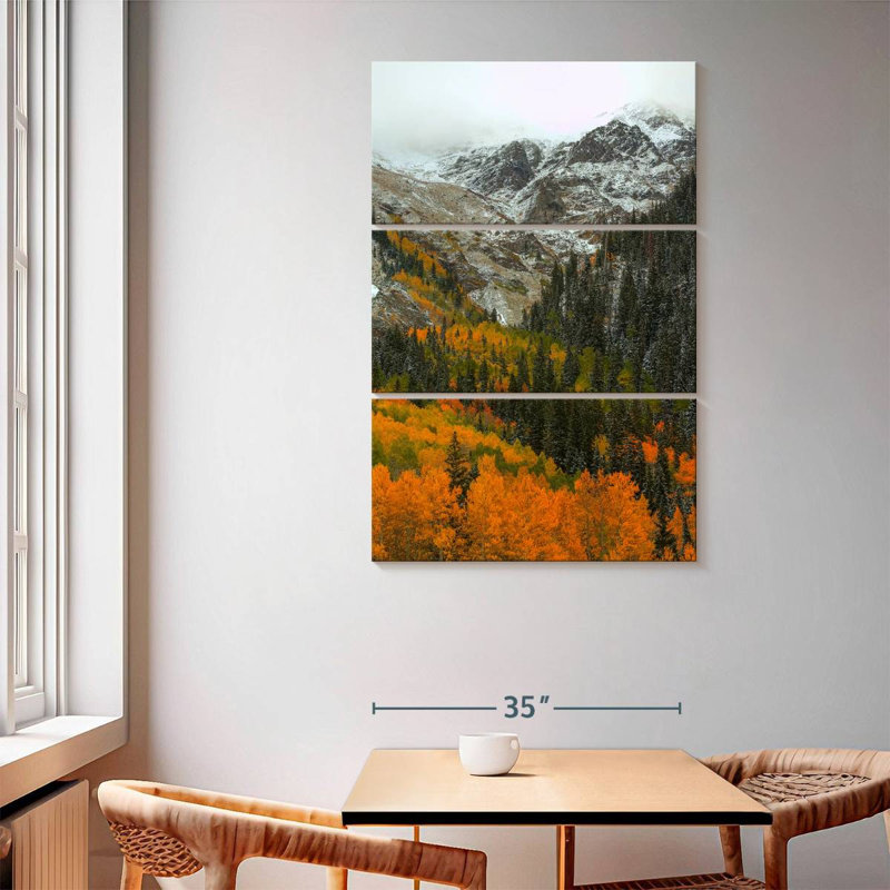 Masam Orange Flames, 65" H x 42" W