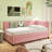 Upholstered Daybed With Trundle Sofa Bed Frame-781145385-781145391