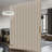 100% Blackout Room Divider Curtains - Total Privacy Curtain Panel, Thermal Insulated Noise Reduction Curtain For Bedroom Windows, Include Ceiling Track(Cream White, W100 X L96, 1 Pack)