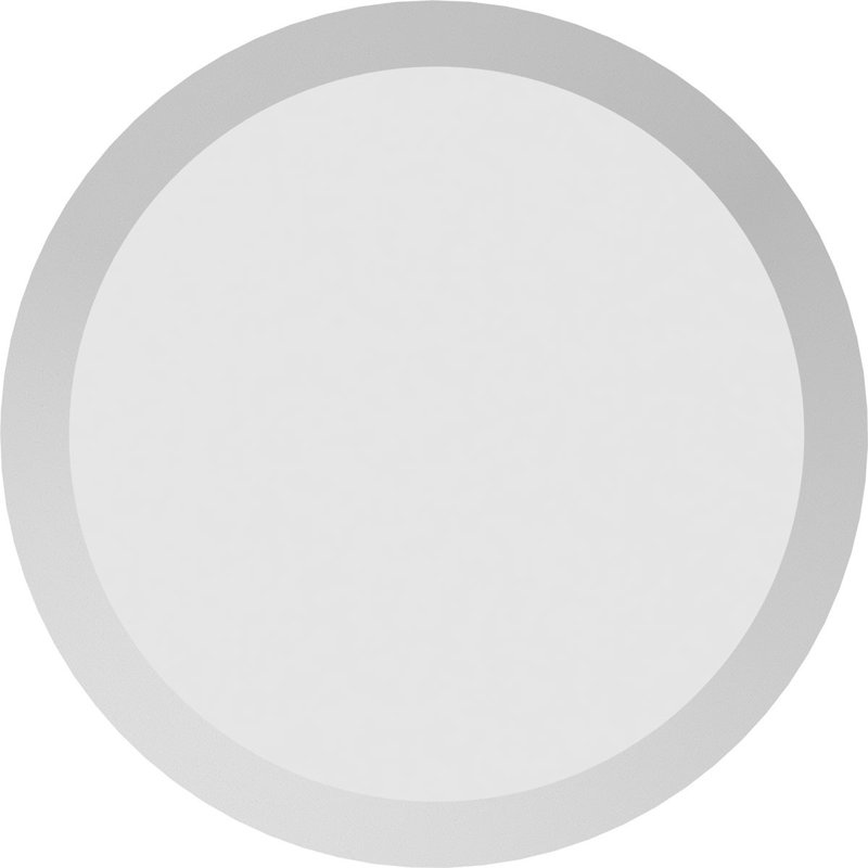 Standard Grayson Rosette with Beveled Edge, 3" H x 3" W x 1" D