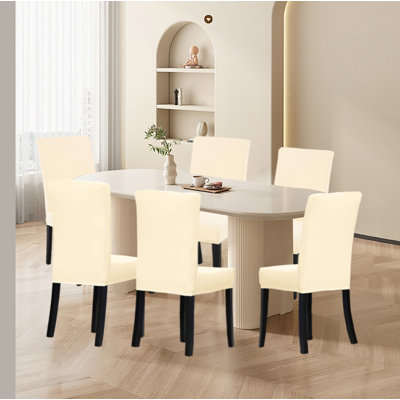 Ensemble de 6 housses de chaise de salle à manger
