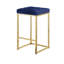 Tabouret de comptoir à tuyaux II en velours-111079493
