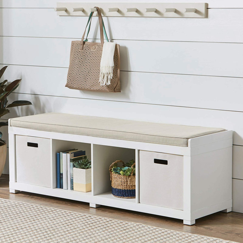 Armoire de rangement pour chaussures 8 paires, Blanc