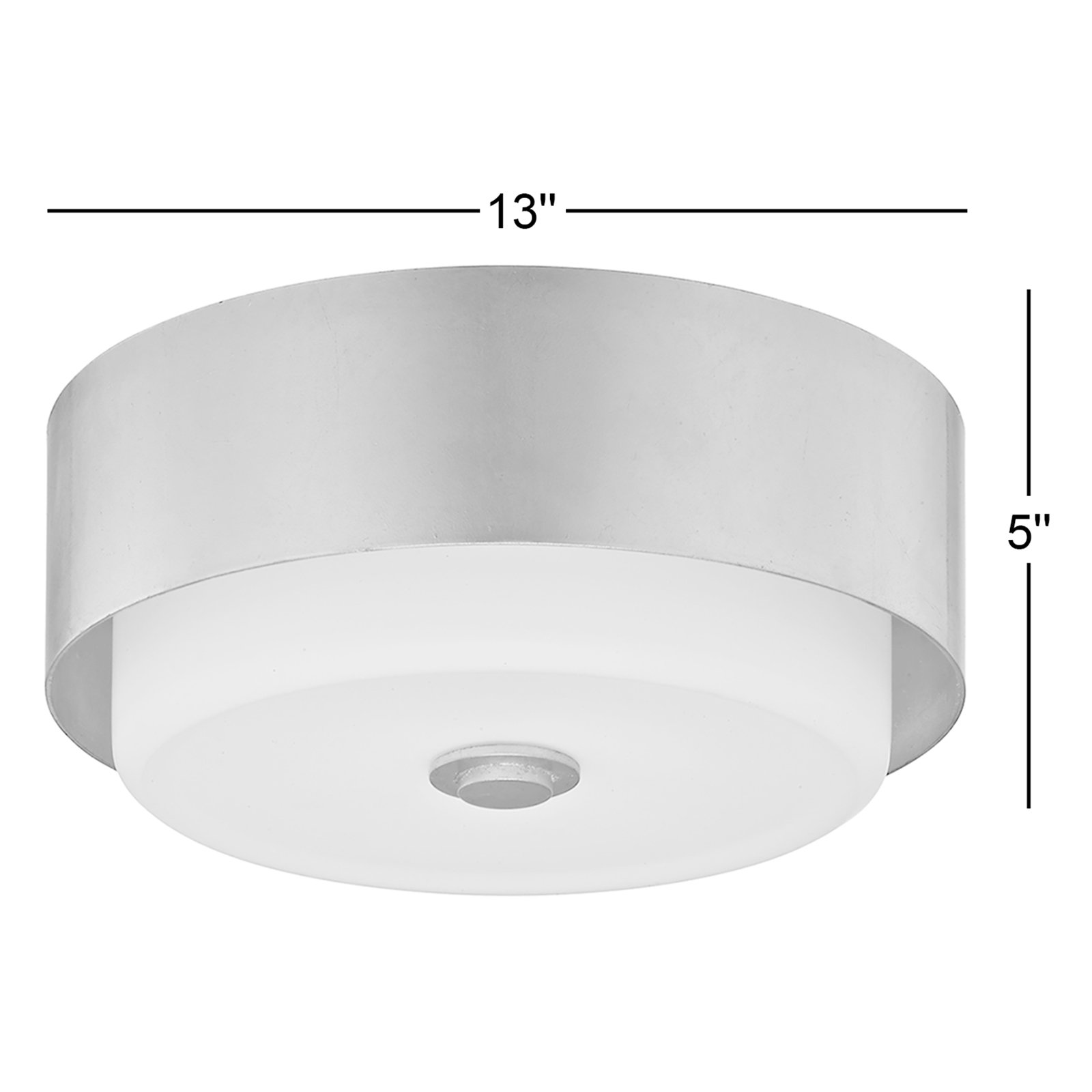 Allure 2-Light Flush Mount, Gold Leaf