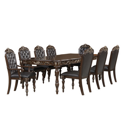 Maximus Wood Dining Set in Madeira