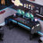 31" Computer Desk with Metal Frame, Waterproof Surface & Storage Bag – Ideal for Office Use-958896038-958896039