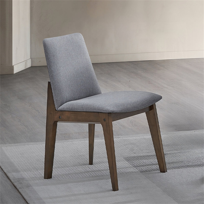 Ensemble de 2 chaises d'appoint seulement, avec tables en noyer